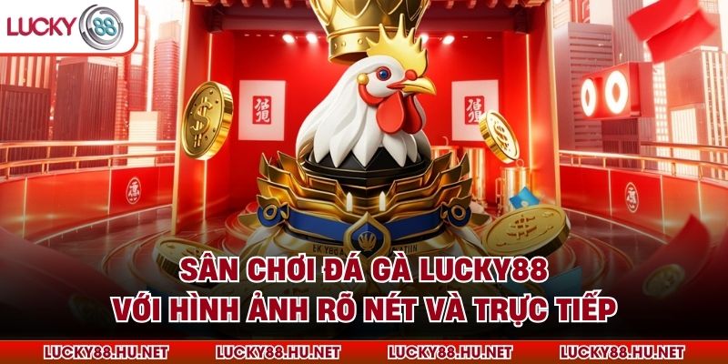 Sân chơi đá gà Lucky88 với hình ảnh rõ nét và trực tiếp