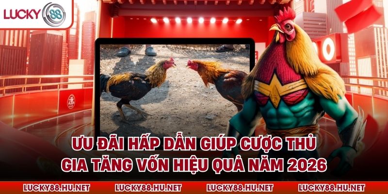 Ưu đãi hấp dẫn giúp cược thủ gia tăng vốn hiệu quả năm 2026